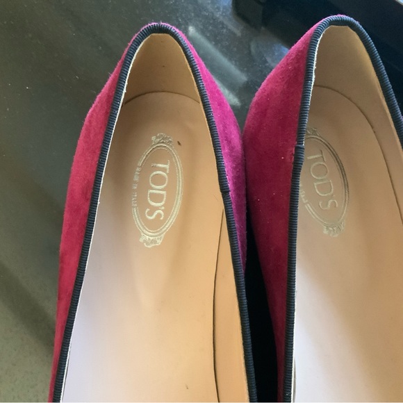 TOD’S DOUBLE T SUEDE SLIP ON LOAFER NWOT - Picture 5 of 9